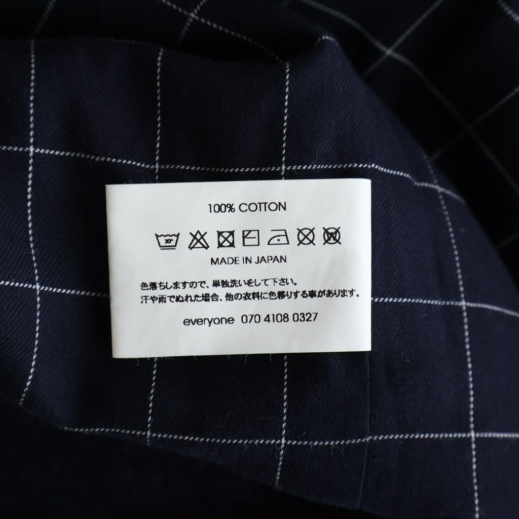 everyone(エブリワン) soft denim coverall jacket ソフトデニム カバーオールジャケット インディゴ EV25-JK31