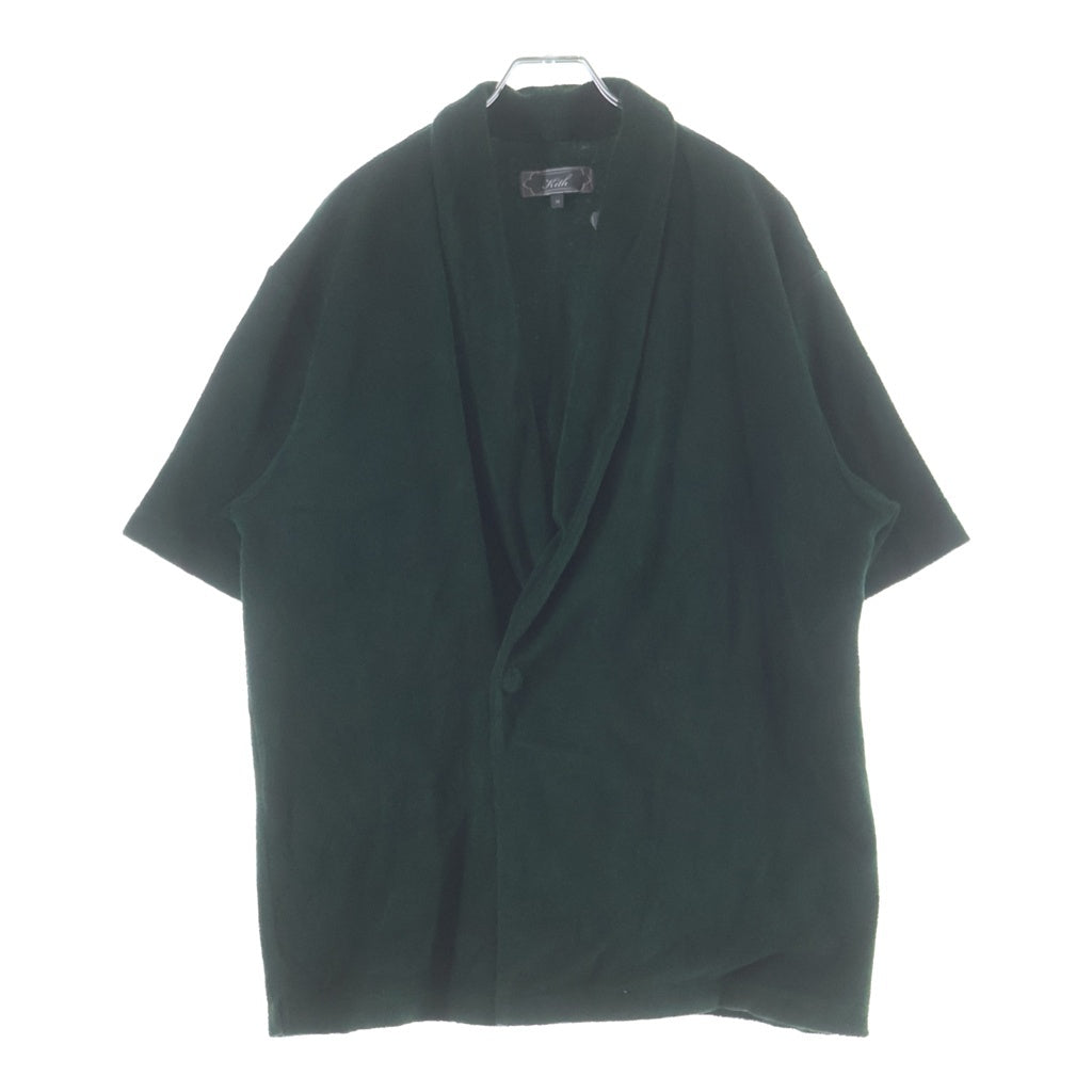 KITH(キス) 25SS Terry Thompson Crossover Shirt テリートンプソン パイル地 半袖シャツ グリーン