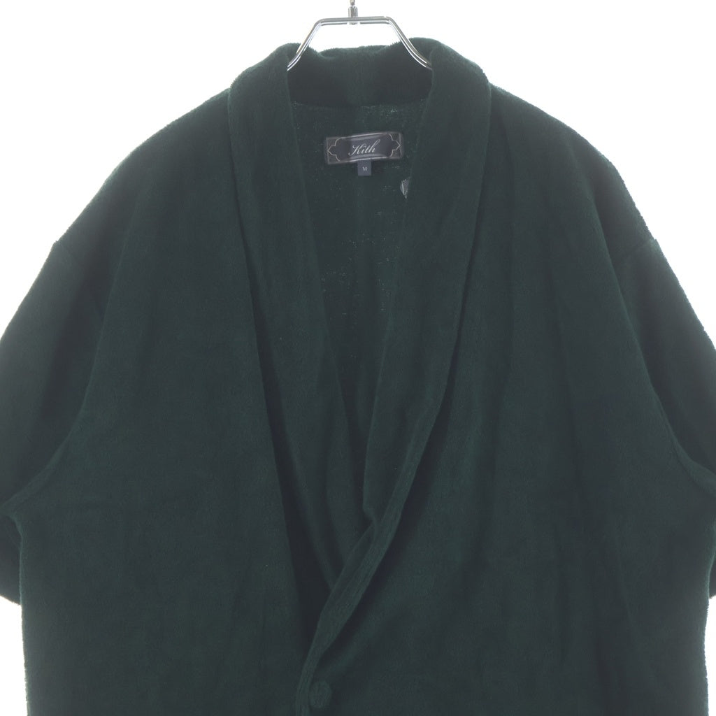 KITH(キス) 25SS Terry Thompson Crossover Shirt テリートンプソン パイル地 半袖シャツ グリーン