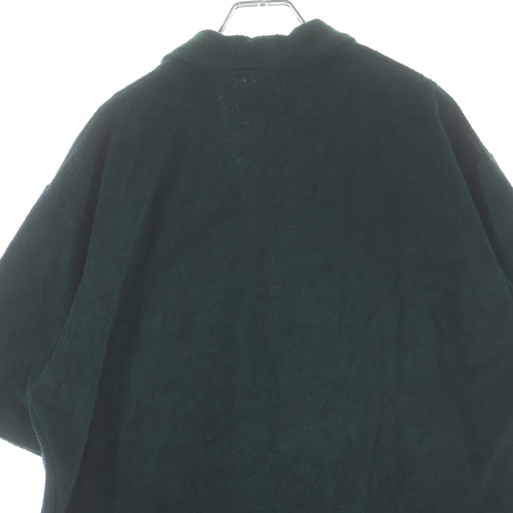 KITH(キス) 25SS Terry Thompson Crossover Shirt テリートンプソン パイル地 半袖シャツ グリーン