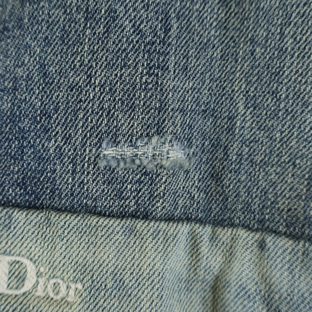 DIOR(ディオール) 26SS PATCHWORK EFFECT OVERSHIRT パッチワーク エフェクト オーバーシャツ インディゴ 683D586A3052