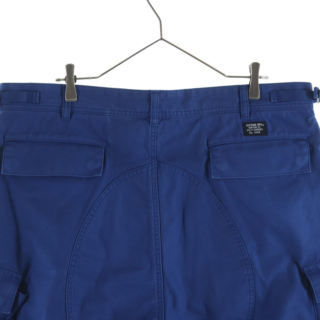 SUPREME(シュプリーム) 25SS Cargo Short カーゴ ジップフライ ショートパンツ ブルー