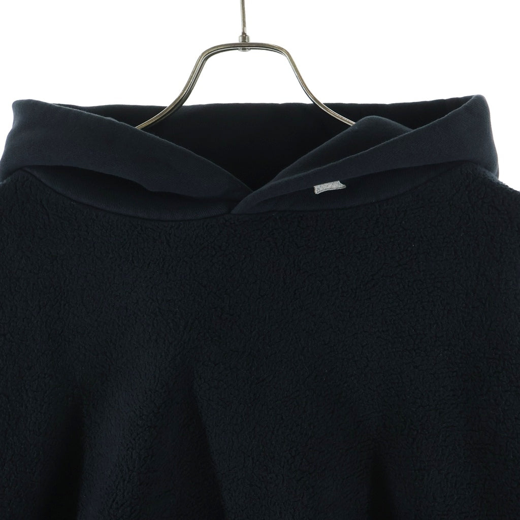 NO BRAND(ノーブランド) SKYLRK(スカイラーク) REVERSE HOODIE リバース プルオーバースウェットパーカー フーディー ブラック