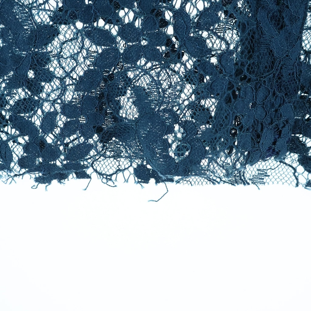 GUCCI(グッチ) 16SS Floral Shirt 花柄刺繍 レース長袖シャツ ネイビー 419616 ZGZ82 レディース