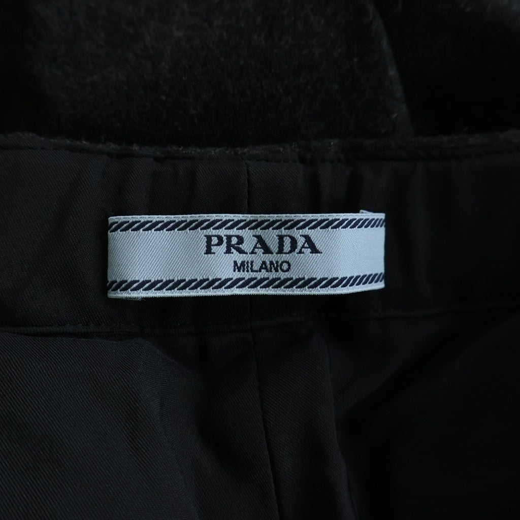 PRADA(プラダ) Cashmere Wool Pants カシミヤ混 ウールパンツ レディース グレー P2900