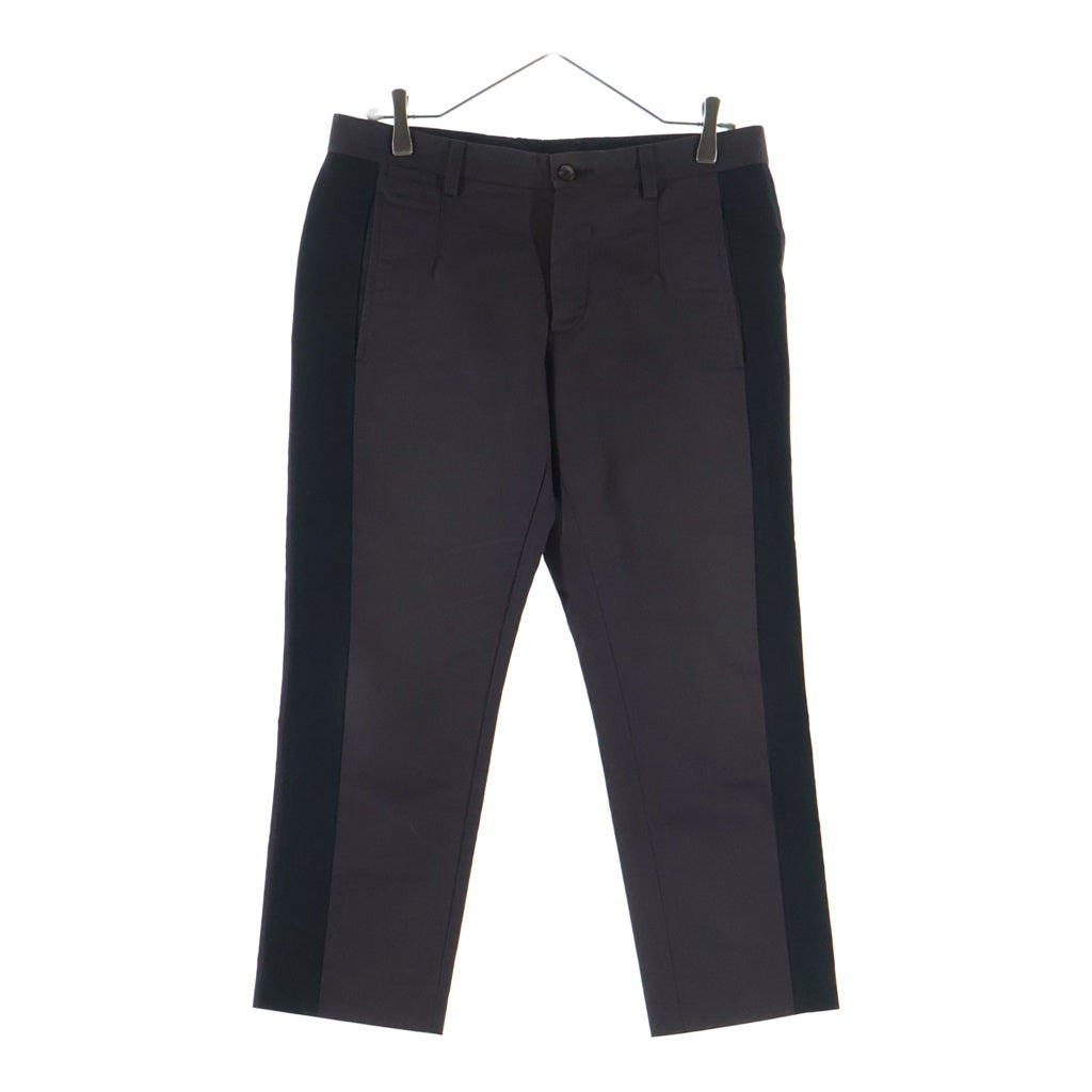 DOLCE & GABBANA(ドルチェアンドガッバーナ) Side Line Pants サイドライン コットンパンツ ブラウン G6CGMT FUM2W