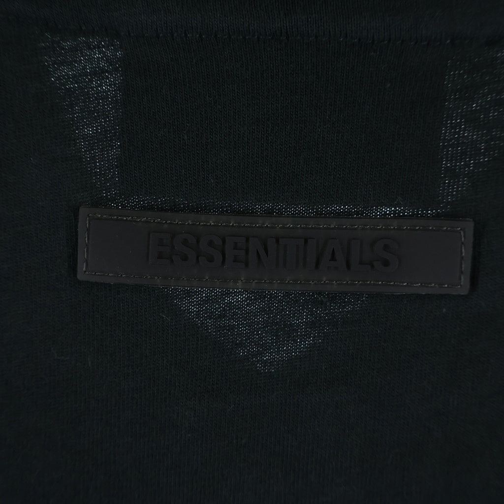 FEAR OF GOD ESSENTIALS(フィアオブゴッド エッセンシャルズ) S/S POLO SHIRT バックラバーロゴ 半袖ポロシャツ ブラック
