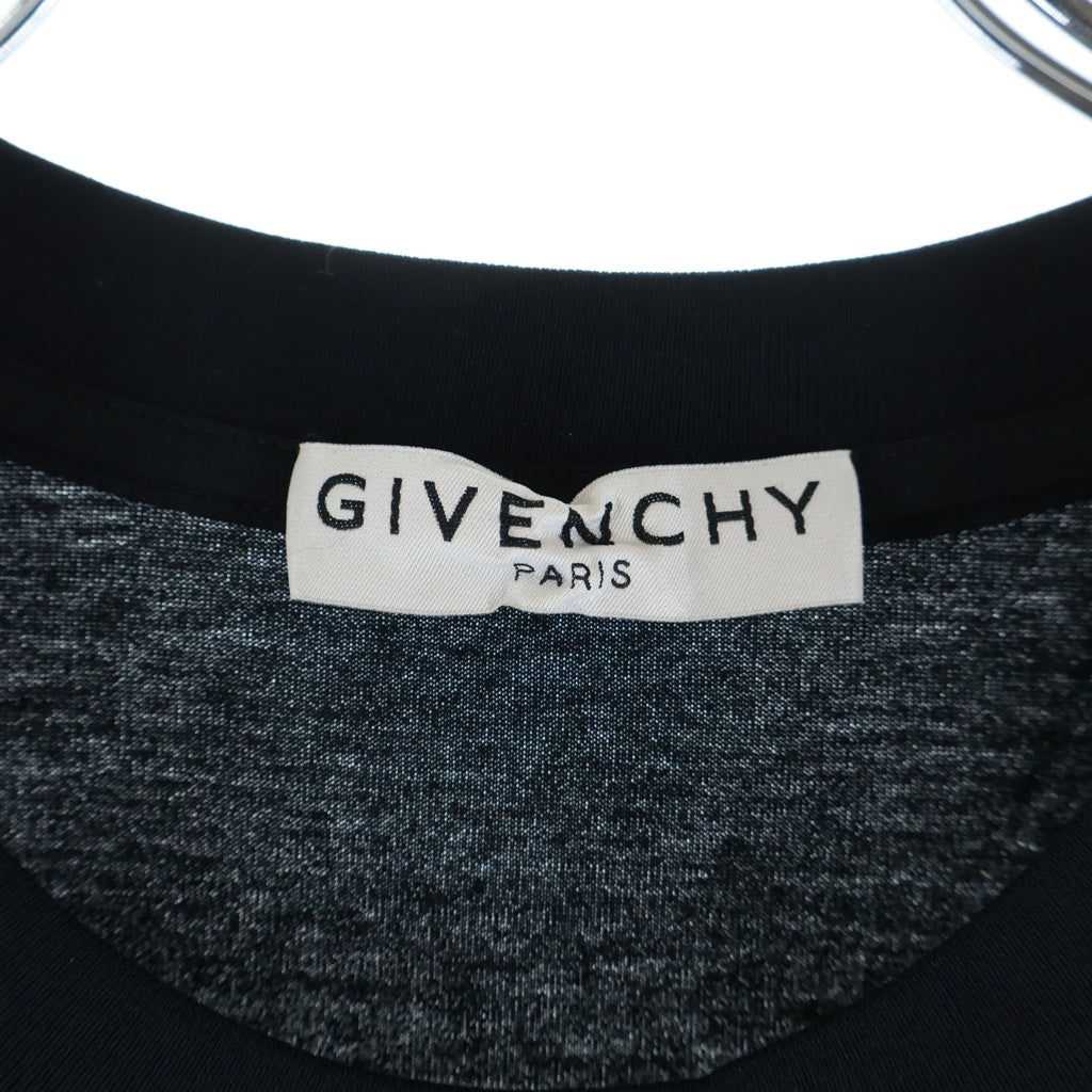 GIVENCHY(ジバンシィ) 18SS Rottweiler T-Shirt ロットワイラー ドッグプリント半袖Tシャツ ブラック BM705L3Y1P