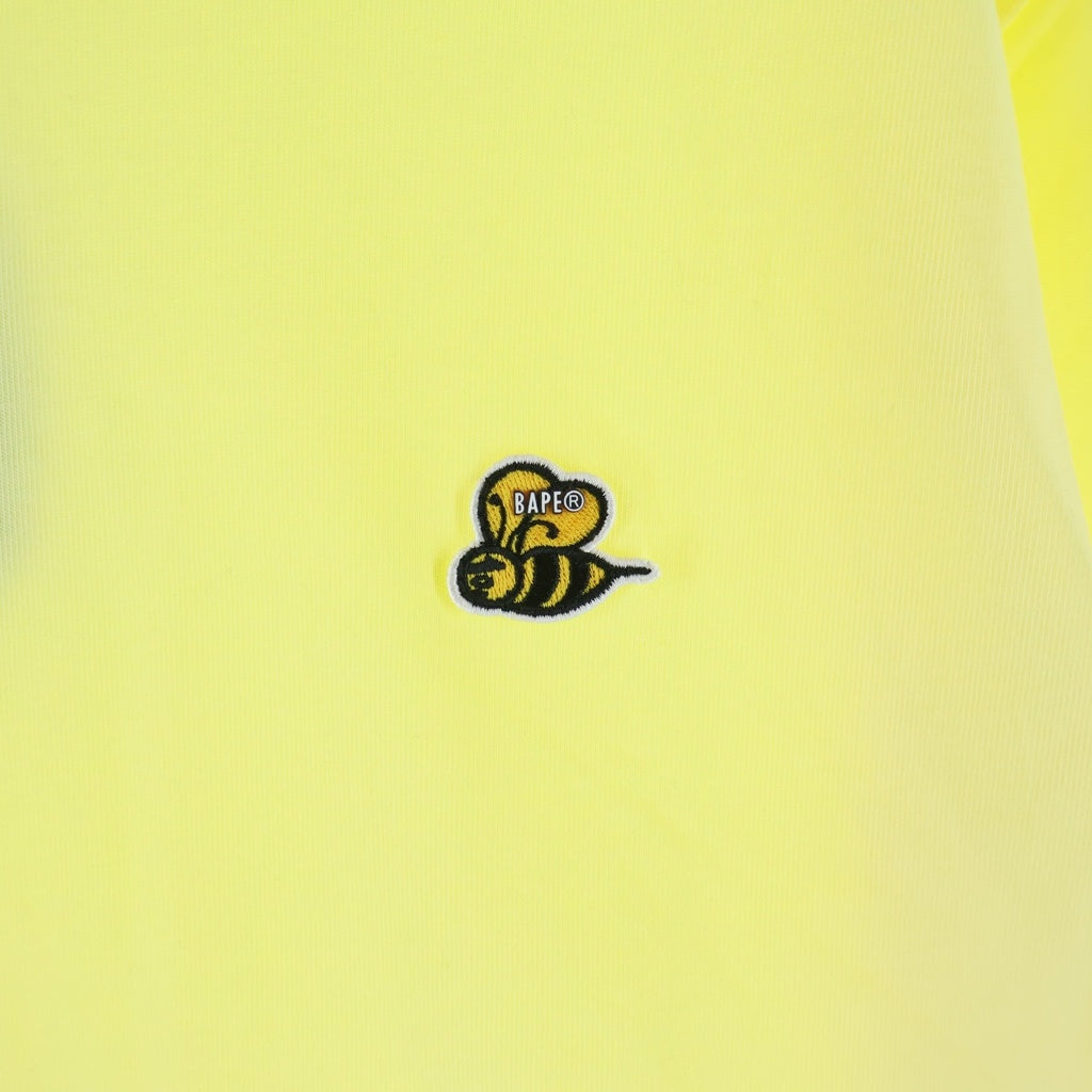 A BATHING APE(アベイシングエイプ) BEE ONE POINT TEE 1M30-110-302 蜂 ワンポイントTシャツ 半袖カットソー イエロー