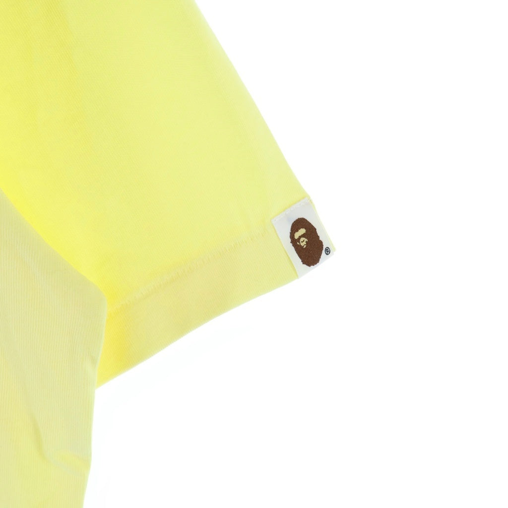 A BATHING APE(アベイシングエイプ) BEE ONE POINT TEE 1M30-110-302 蜂 ワンポイントTシャツ 半袖カットソー イエロー