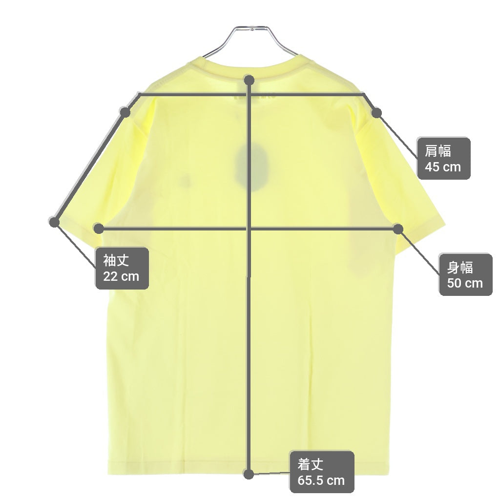 A BATHING APE(アベイシングエイプ) BEE ONE POINT TEE 1M30-110-302 蜂 ワンポイントTシャツ 半袖カットソー イエロー