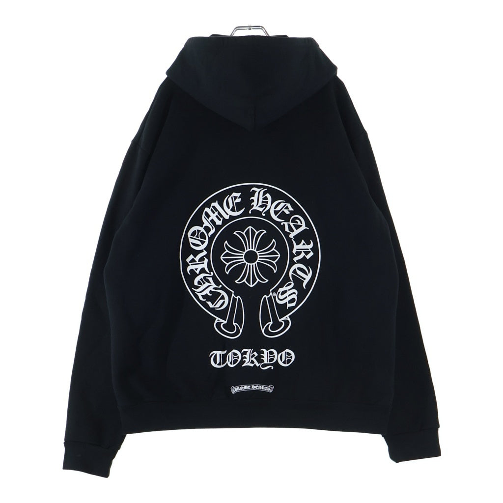 CHROME HEARTS(クロムハーツ) SWTSHRT HD ZIP LTD TOKYO 東京限定 ジップアップスウェットパーカー フーディー ブラック