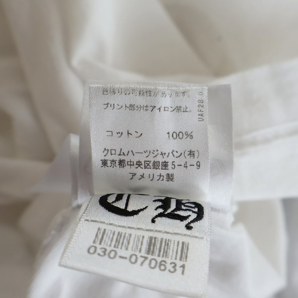 CHROME HEARTS(クロムハーツ) CH T-SHIRT バックホースシュープリント 半袖Tシャツ ホワイト