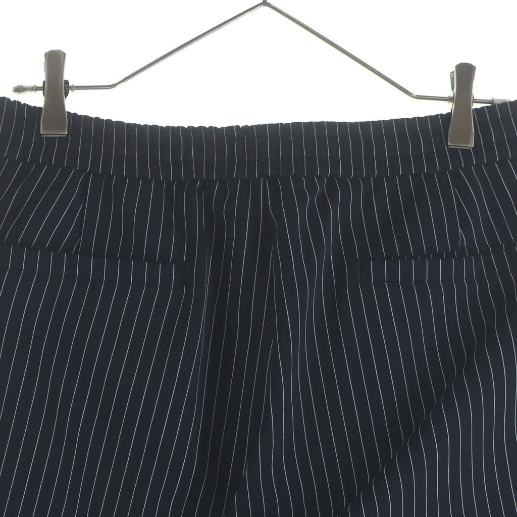 FRED PERRY(フレッドペリー) × KRIS VAN ASSCHE Pinstripe Track Pants ST2101 ×クリスヴァンアッシュ ピンストライプ トラックパンツ ブラック