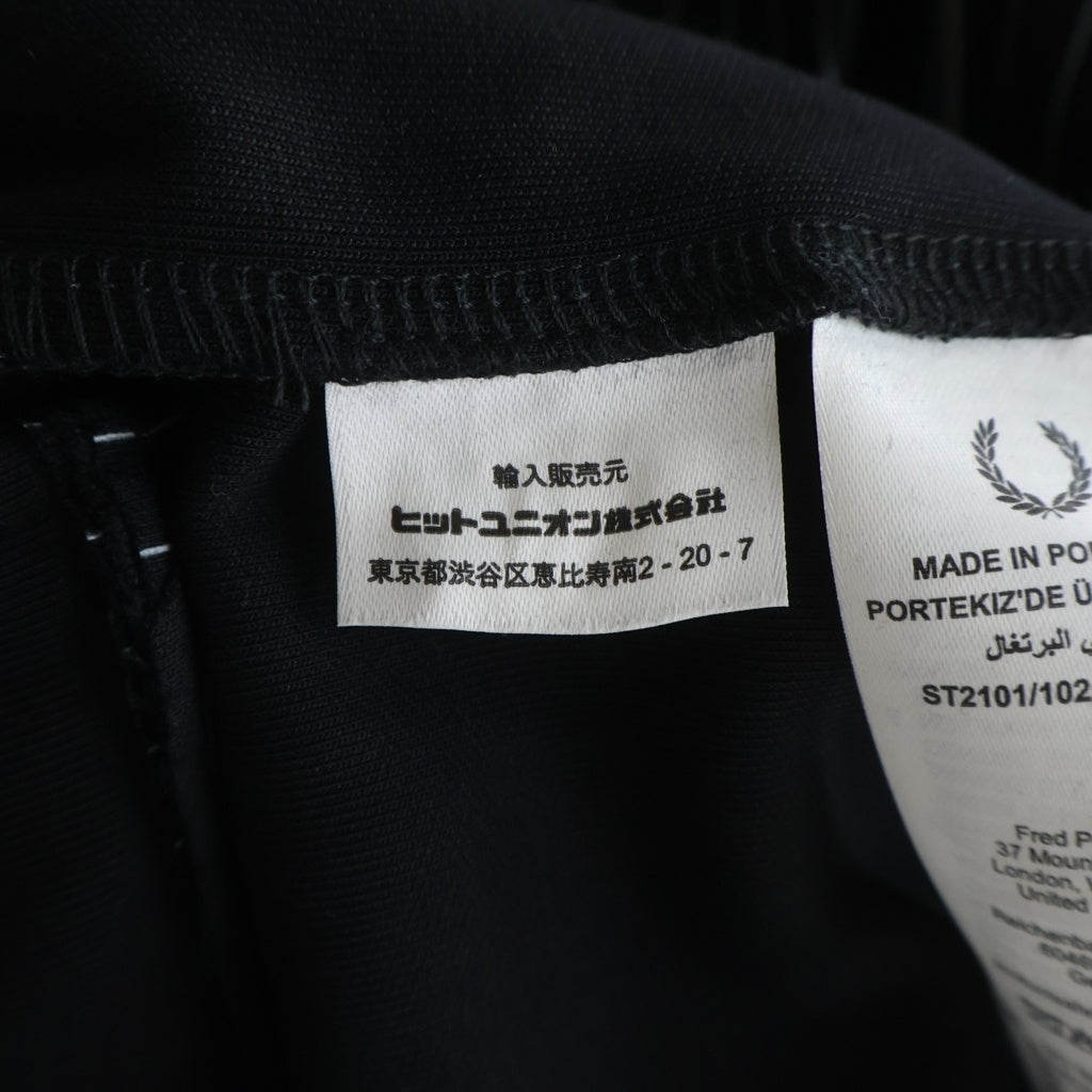FRED PERRY(フレッドペリー) × KRIS VAN ASSCHE Pinstripe Track Pants ST2101 ×クリスヴァンアッシュ ピンストライプ トラックパンツ ブラック