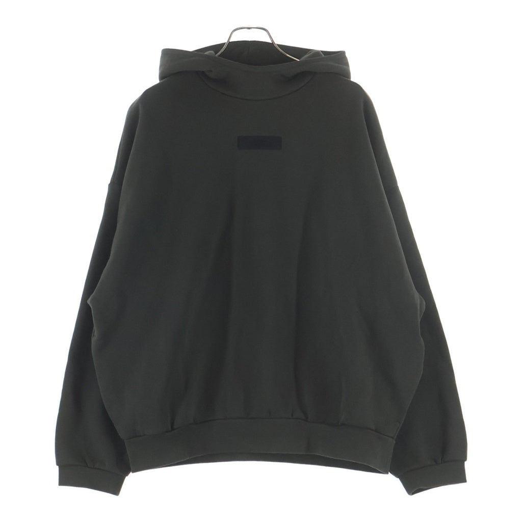 FEAR OF GOD ESSENTIALS(フィアオブゴッド エッセンシャルズ) HOODIE ラバーロゴ プルオーバースウェットパーカー フーディー グレー