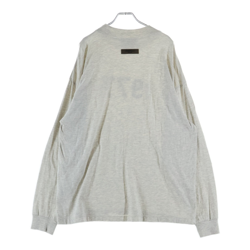 FEAR OF GOD ESSENTIALS(フィアオブゴッド エッセンシャルズ) L/S T-SHIRT 1977 フェルトロゴ 長袖Tシャツ ロンT グレージュ