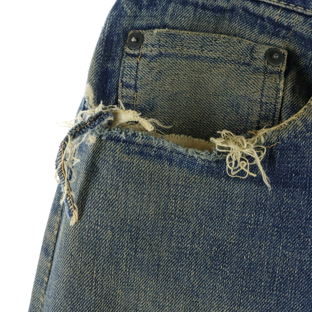 Levi's(リーバイス) 50s VINTAGE 501XX 53model Vステッチ ボタン裏14 均等V 両面タブ ボタンフライデニムパンツ インディゴ