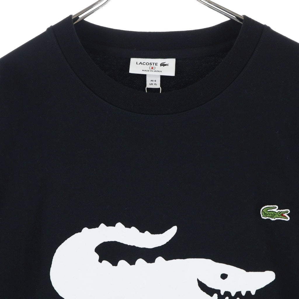 LACOSTE(ラコステ) ×ONE PIECE ワンピース ワニプリント Tシャツ カットソーブラック TH5232
