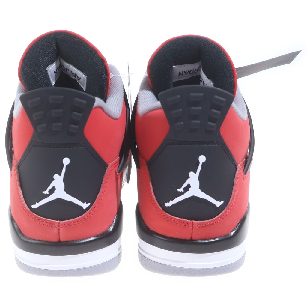 NIKE(ナイキ) AIR JORDAN 4 RETRO TORO BRAVO エアジョーダン4 レトロ トロブラボー ハイカットスニーカー レッド US9.5/27.5cm