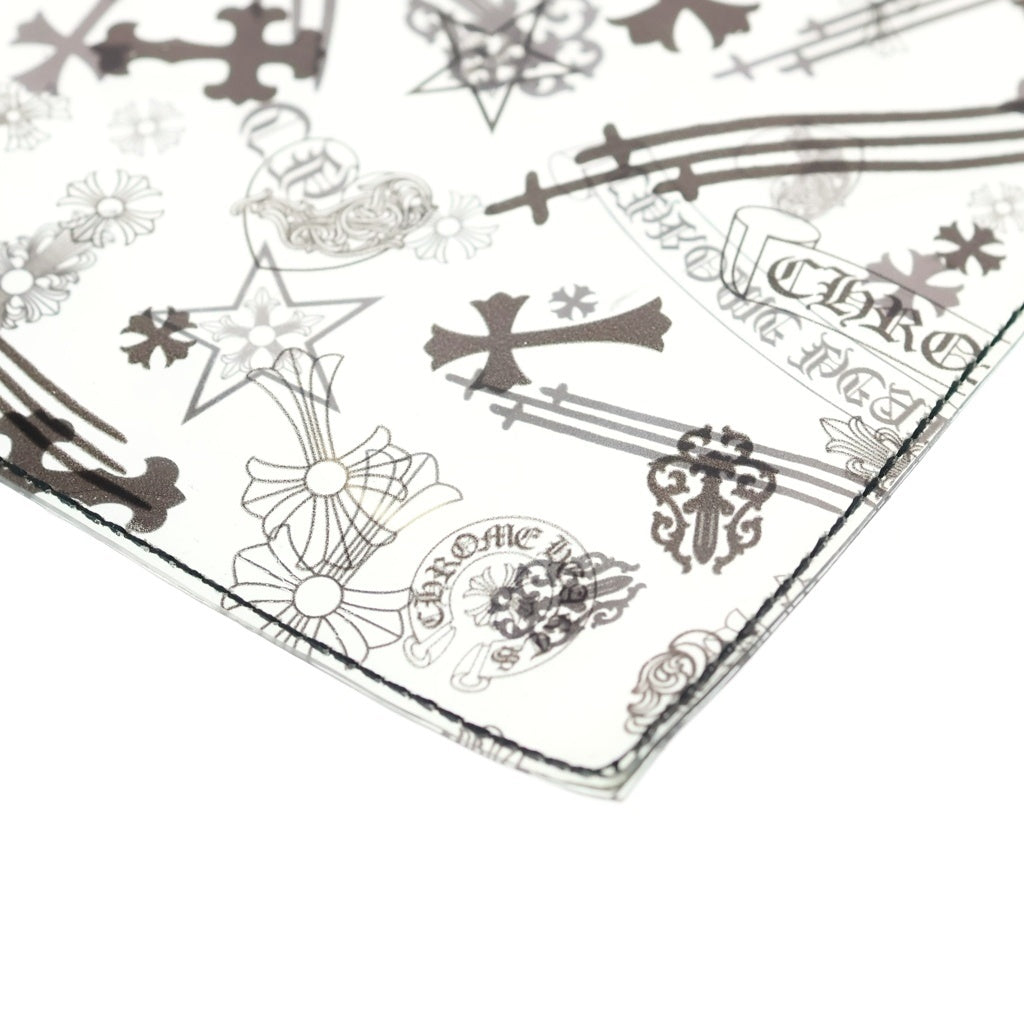 CHROME HEARTS(クロムハーツ) CLEAR VINYL BAG クロスボール クリアビニールハンドバッグ セカンドバッグ クリア/ブラック