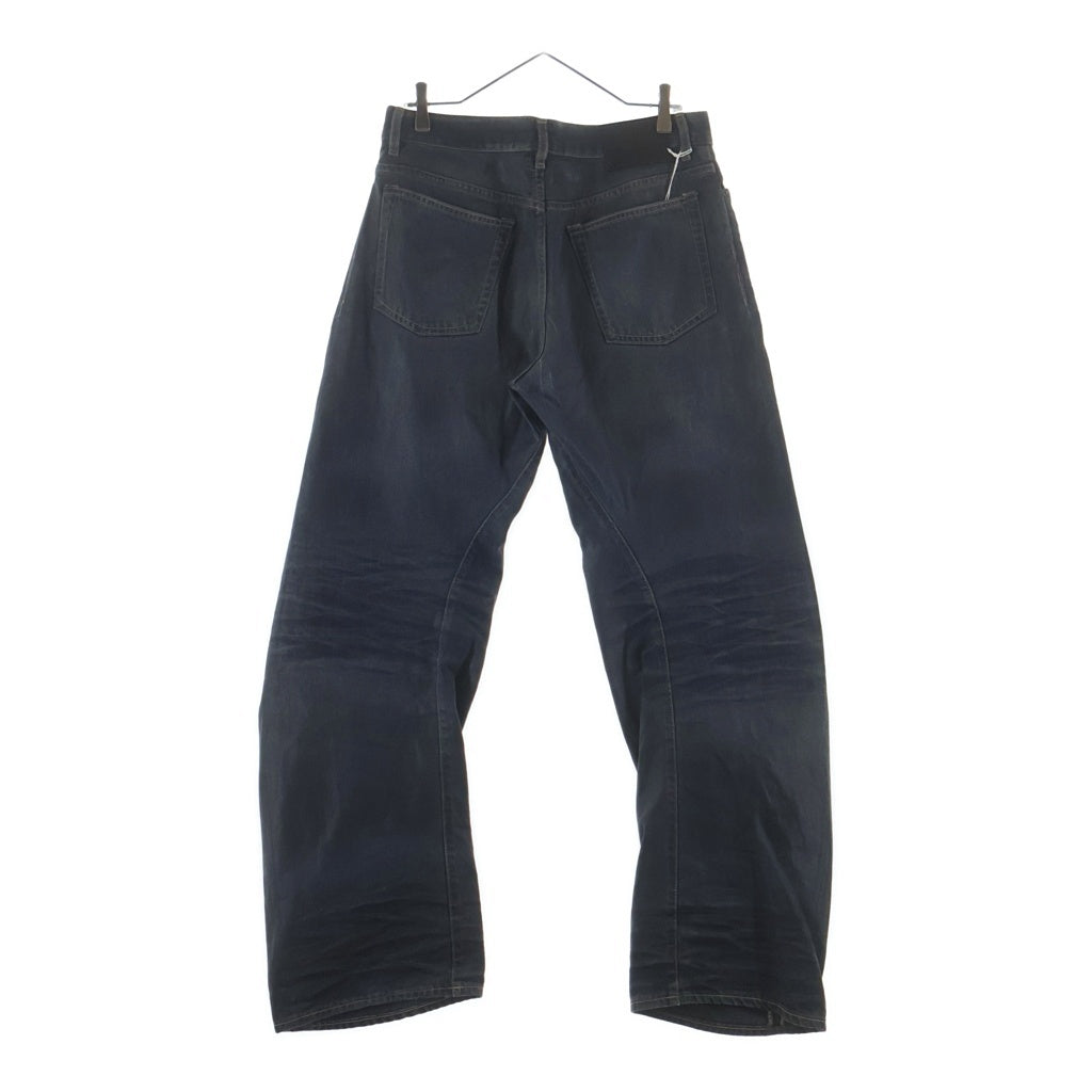 Acne Studios(アクネ ストゥディオズ) 2006M Glossy Loose Fit Jean コーティング加工 ルーズフィットジーンズ デニムパンツ グレー B00434-