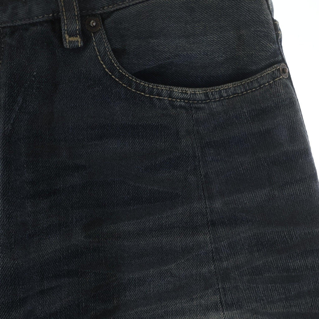 Acne Studios(アクネ ストゥディオズ) 2006M Glossy Loose Fit Jean コーティング加工 ルーズフィットジーンズ デニムパンツ グレー B00434-
