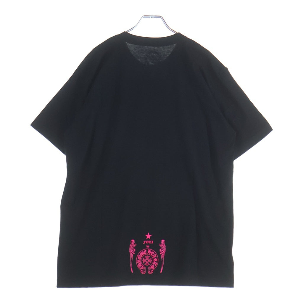 CHROME HEARTS(クロムハーツ) FOTI MISS LERLENE TEE フォティ ミスラーレン プリント半袖Tシャツ カットソー ブラック/ピンク