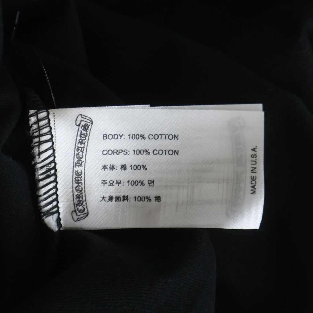 CHROME HEARTS(クロムハーツ) ×AEROSMITH エアロスミス 青山限定 FOTI プリント 半袖Tシャツ カットソー ブラック