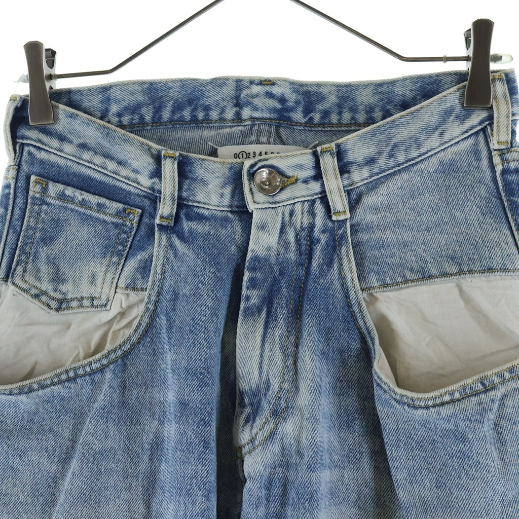 Maison Margiela(メゾンマルジェラ) 23AW Straight Jeans コントラストポケット デニムパンツ ジーンズ インディゴ S51LA0052 S30513