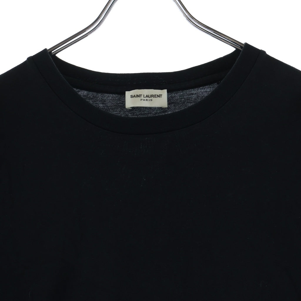 SAINT LAURENT PARIS(サンローランパリ) T-Shirt ロゴプリント 半袖Tシャツ ブラック 460876 YB2DQ