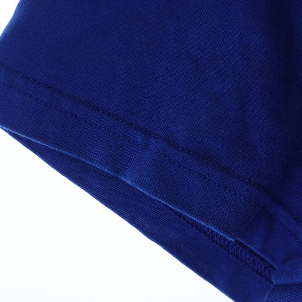 AMI Alexandre Mattiussi(アミアレクサンドルマテュッシ) T-Shirt ハートロゴ刺繍 半袖Tシャツ ブルー A21HJ128.726