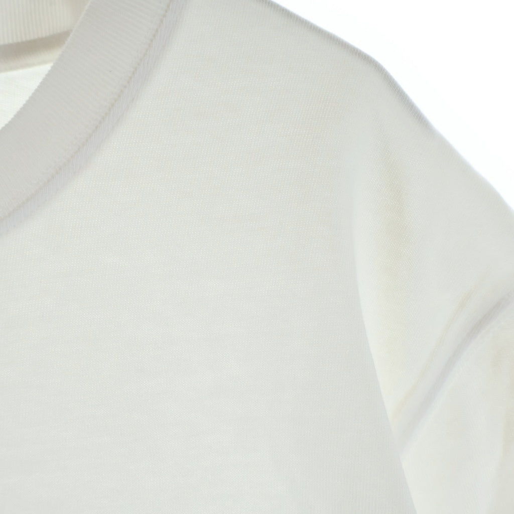 AMI Alexandre Mattiussi(アミアレクサンドルマテュッシ) T-Shirt ハートロゴ刺繍 半袖Tシャツ ホワイト UTS360.701