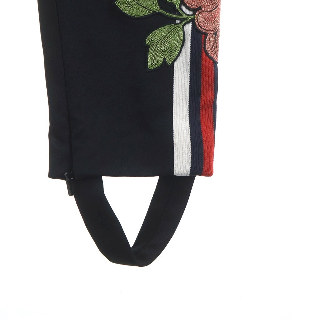GUCCI(グッチ) Jogger Pants 花柄刺繍 トラックパンツ ジョガーパンツ ブラック 471452 X5S58