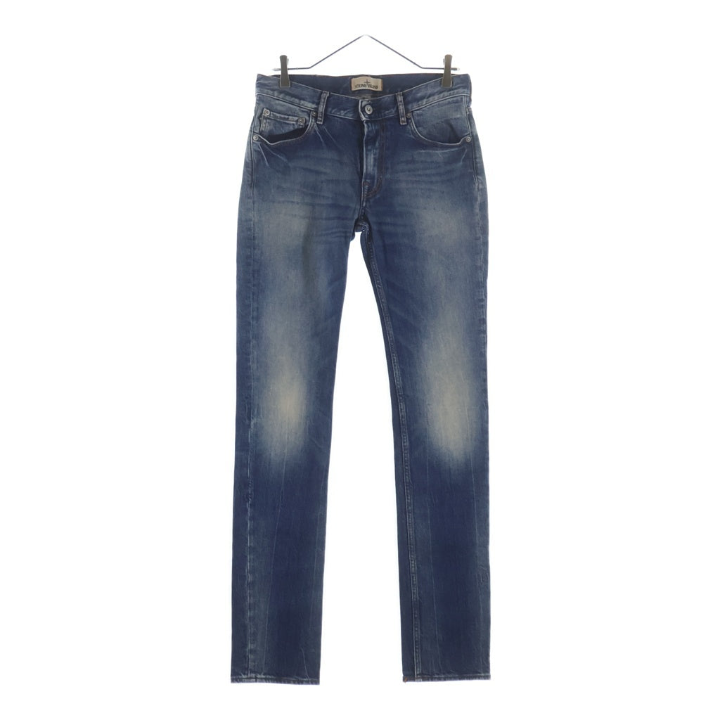 STONE ISLAND(ストーンアイランド) TYPE-SK Denim Pants ロゴワッペン デニムスキニーパンツ ジーンズ インディゴ 6115J2ZM4