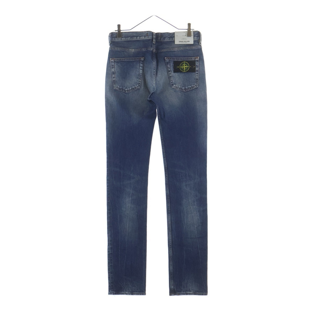 STONE ISLAND(ストーンアイランド) TYPE-SK Denim Pants ロゴワッペン デニムスキニーパンツ ジーンズ インディゴ 6115J2ZM4