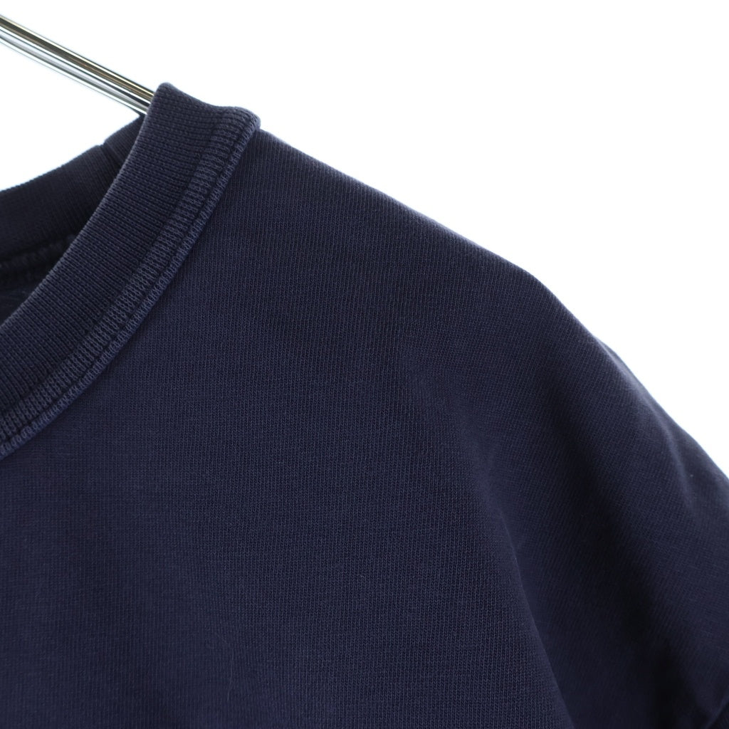 ALEXANDER WANG(アレキサンダーワン) S/S T-Shirt エンボスロゴ 半袖Tシャツ ネイビー
