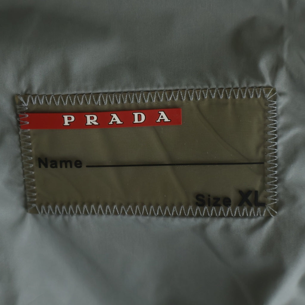 PRADA SPORT(プラダ スポーツ) Nylon Jacket ナイロンジップアップジャケット フーディー グレー SGV022
