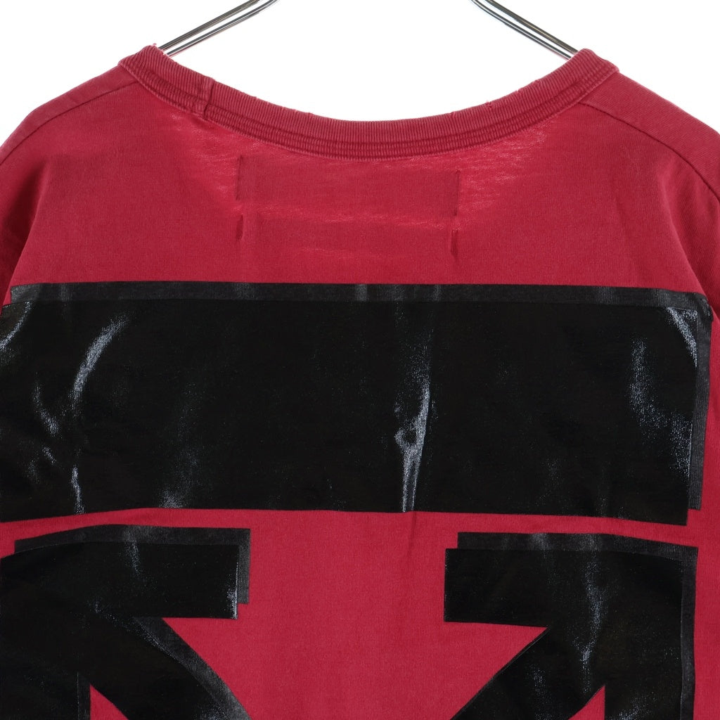 OFF-WHITE(オフホワイト) 18SS ×Champion T-Shirt チャンピオン 半袖Tシャツ レッド OMAA029S18874050