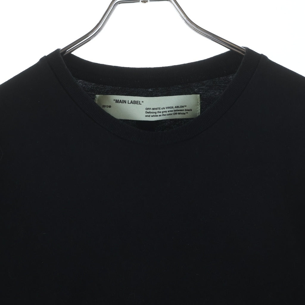 OFF-WHITE(オフホワイト) 18AW Liberty T-Shirt 半袖Tシャツ ブラック OMAA027F18185051