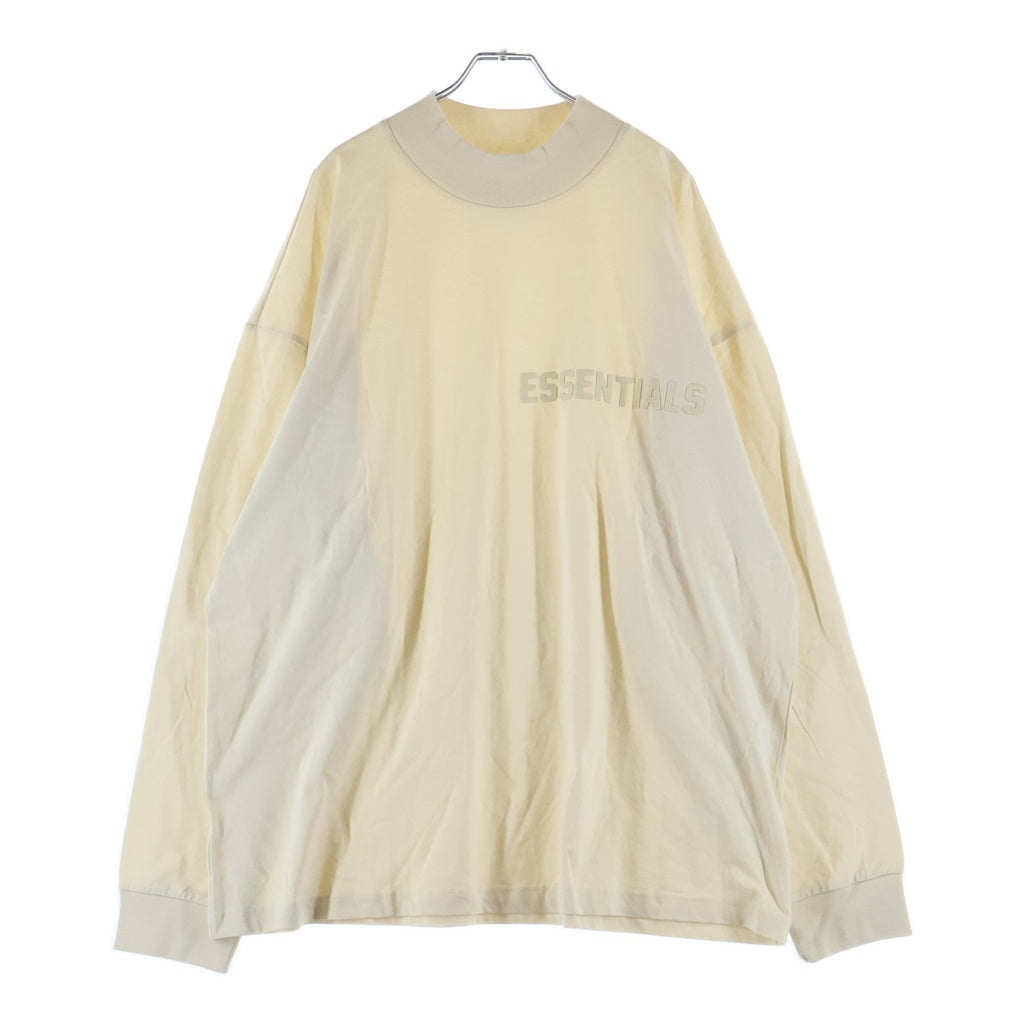 FEAR OF GOD ESSENTIALS(フィアオブゴッド エッセンシャルズ) L/S T-SHIRT フェルトロゴ 長袖Tシャツ ロンT アイボリー