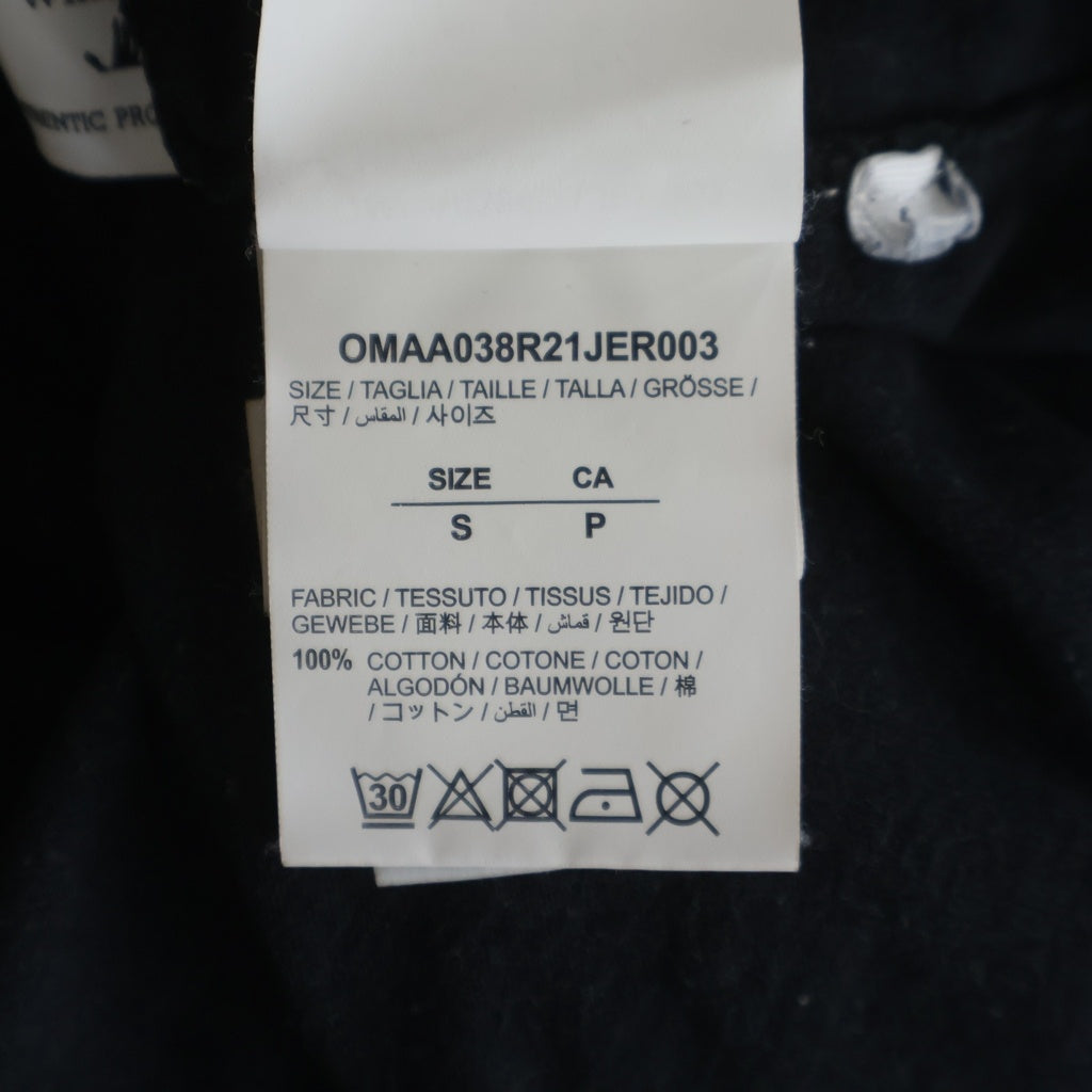 OFF-WHITE(オフホワイト) 21SS Caravaggio Over T-Shirt カラヴァッジョ 半袖Tシャツ ブラック OMAA038R21JER003
