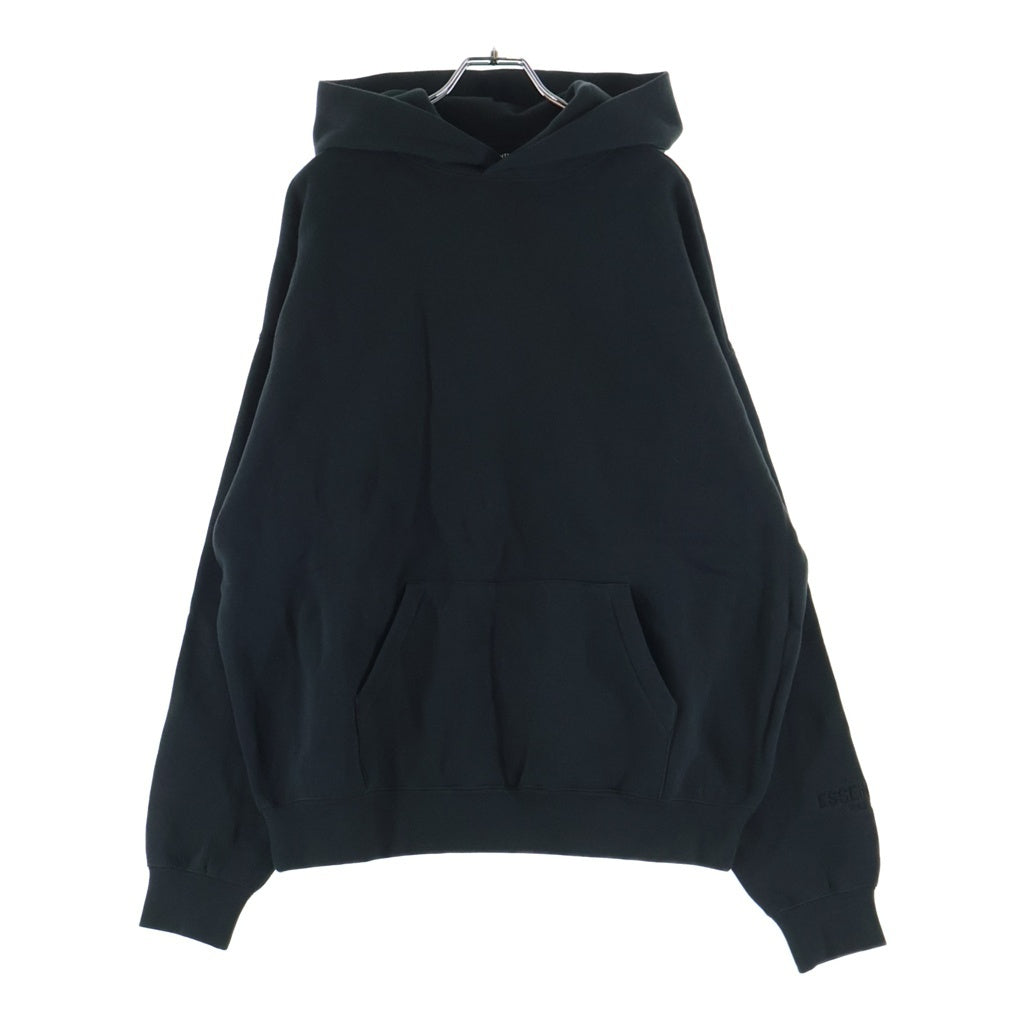FEAR OF GOD ESSENTIALS(フィアオブゴッド エッセンシャルズ) HOODIE バックリフレクターロゴ プルオーバースウェットパーカー フーディー ブラック