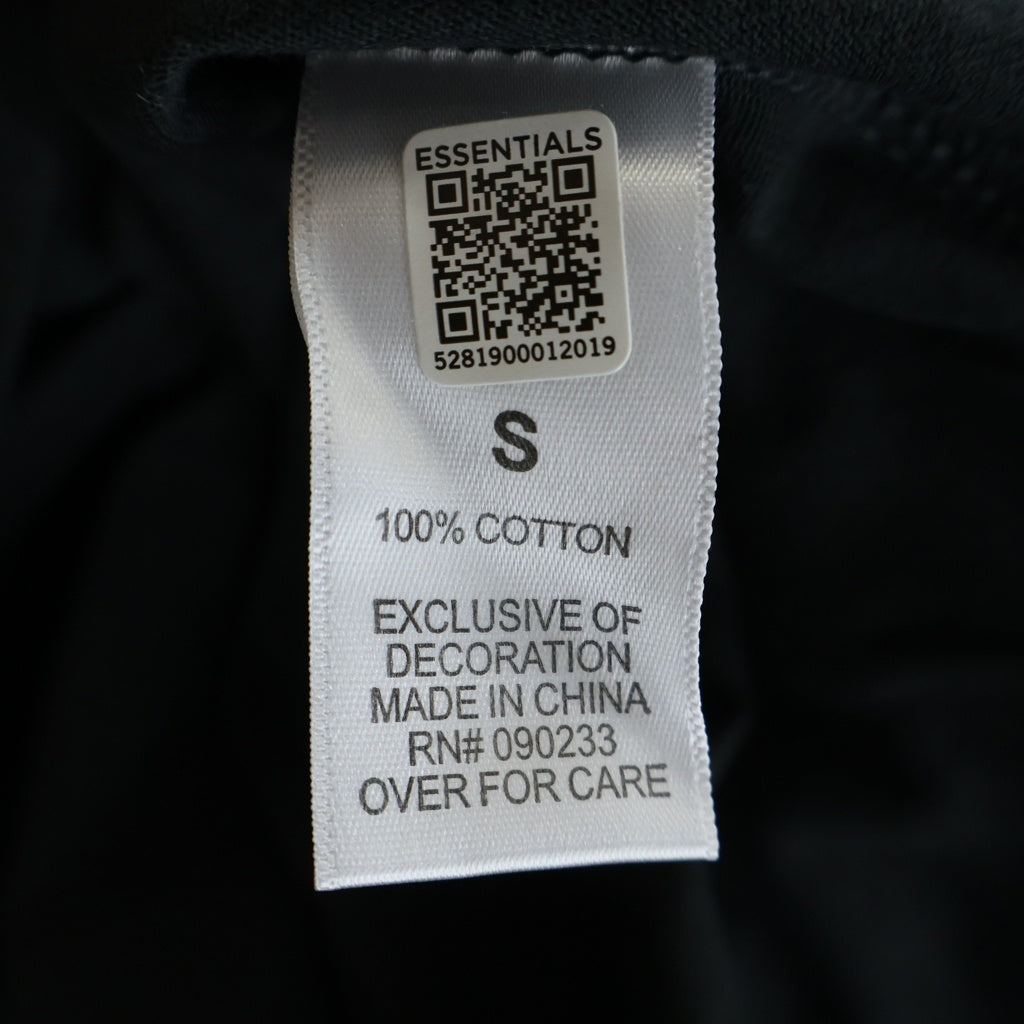 FEAR OF GOD ESSENTIALS(フィアオブゴッド エッセンシャルズ) L/S T-SHIRT FLOWER フラワーフォト 長袖Tシャツ ロンT ブラック