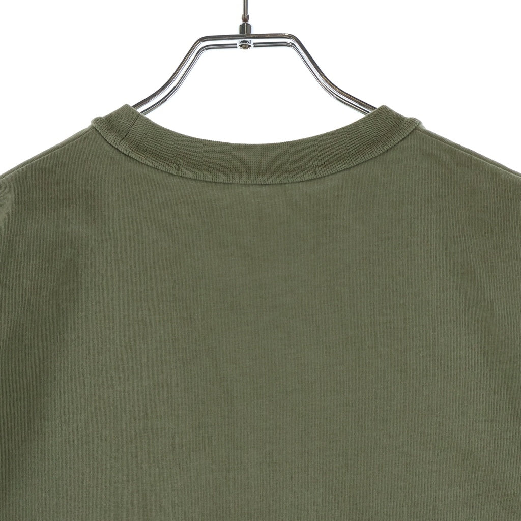 ALEXANDER WANG(アレキサンダーワン) S/S T-Shirt エンボスロゴ 半袖Tシャツ カーキ