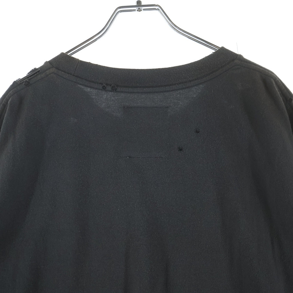 MAISON MIHARAYASUHIRO(メゾンミハラヤスヒロ) 26SS Kids Sticker Printed T-shirt ステッカー フェード加工 半袖Tシャツ グレー J16TS821