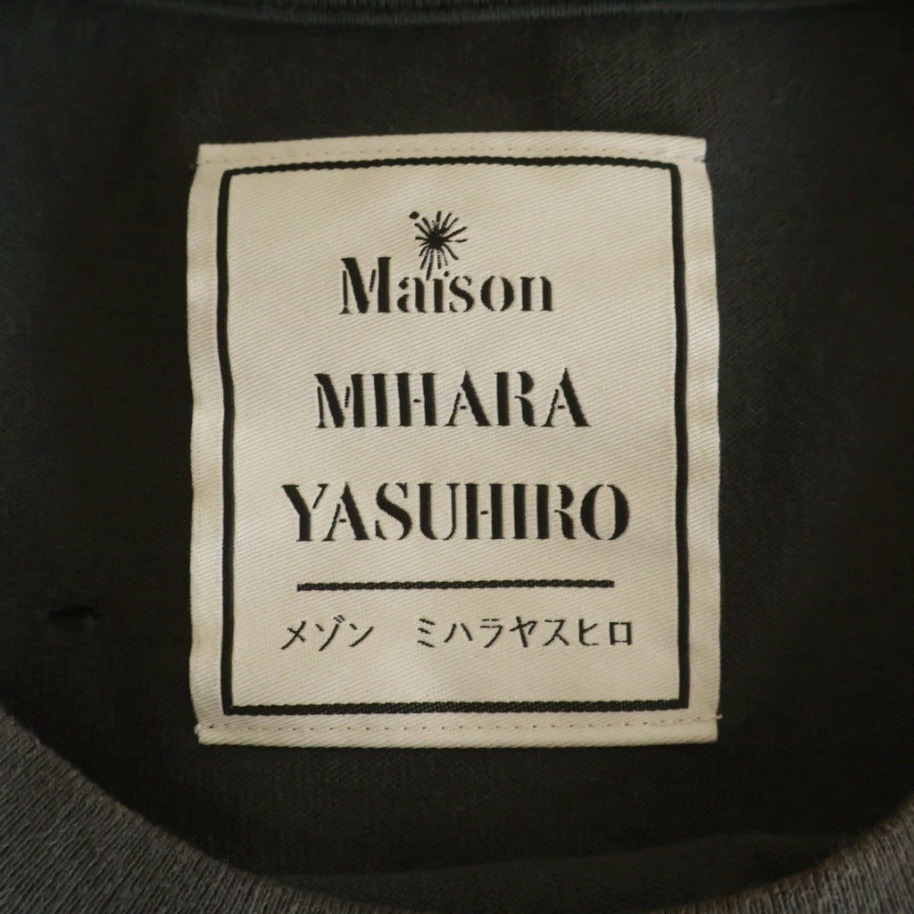 MAISON MIHARAYASUHIRO(メゾンミハラヤスヒロ) 26SS Kids Sticker Printed T-shirt ステッカー フェード加工 半袖Tシャツ グレー J16TS821