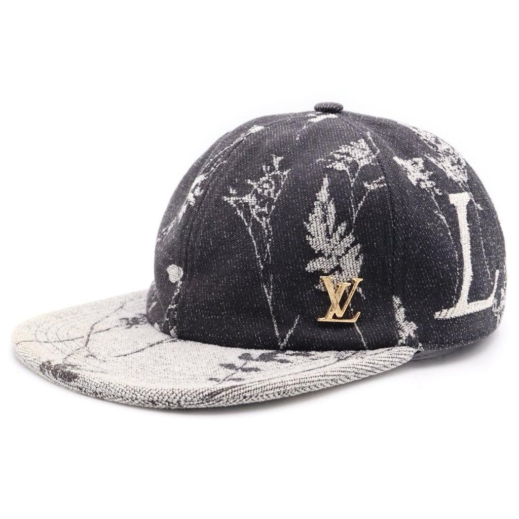 LOUIS VUITTON(ルイヴィトン) キャスケット イージーフィット フラワー キャップ 帽子 ブラック MP2738