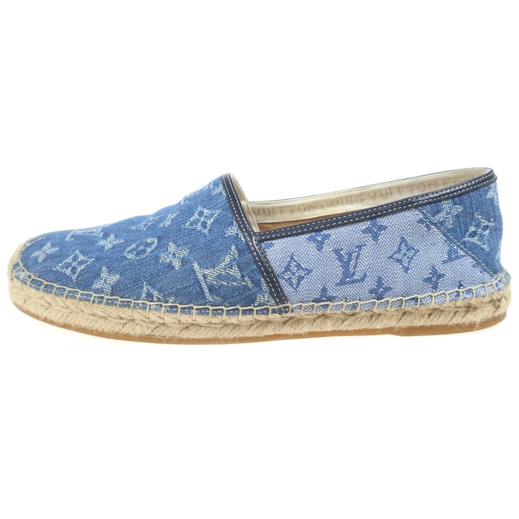 LOUIS VUITTON(ルイヴィトン) エスパドリーユ ビダール モノグラム デニムローカットスニーカー スリッポン インディゴ