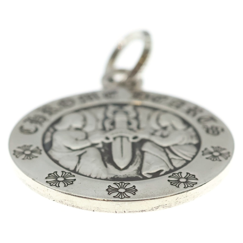 CHROME HEARTS(クロムハーツ) CHRM ANGL MDL LG ラージ エンジェルメダル ペンダントトップ シルバー BCA228